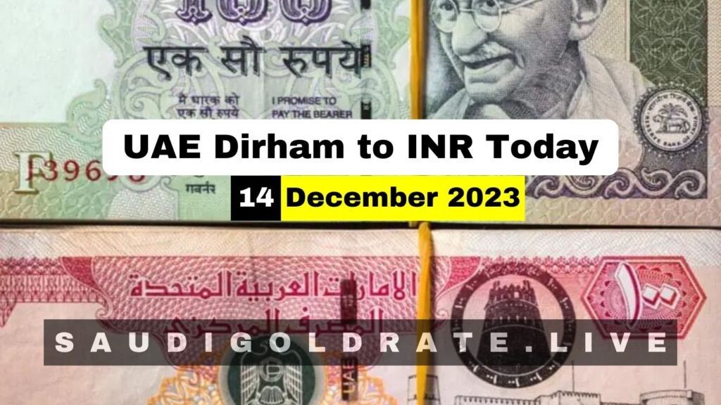 UAE Dirham Rate in India Today 14 December 2023 - AED to INR