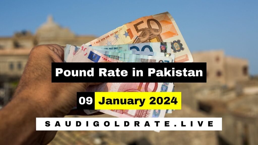 UK Pound Rate in Pakistan Today 9 January 2024 - GBP to PKR