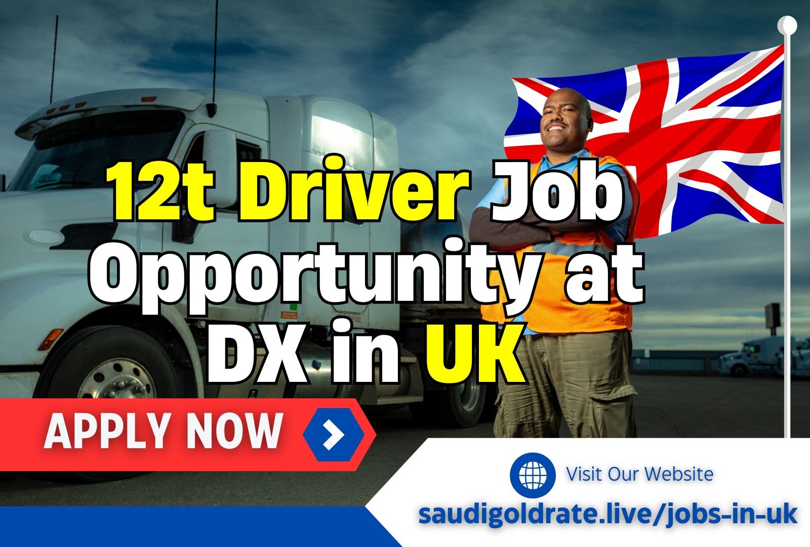 An exciting new 12t Driver opportunity at DX In UK - Apply Now