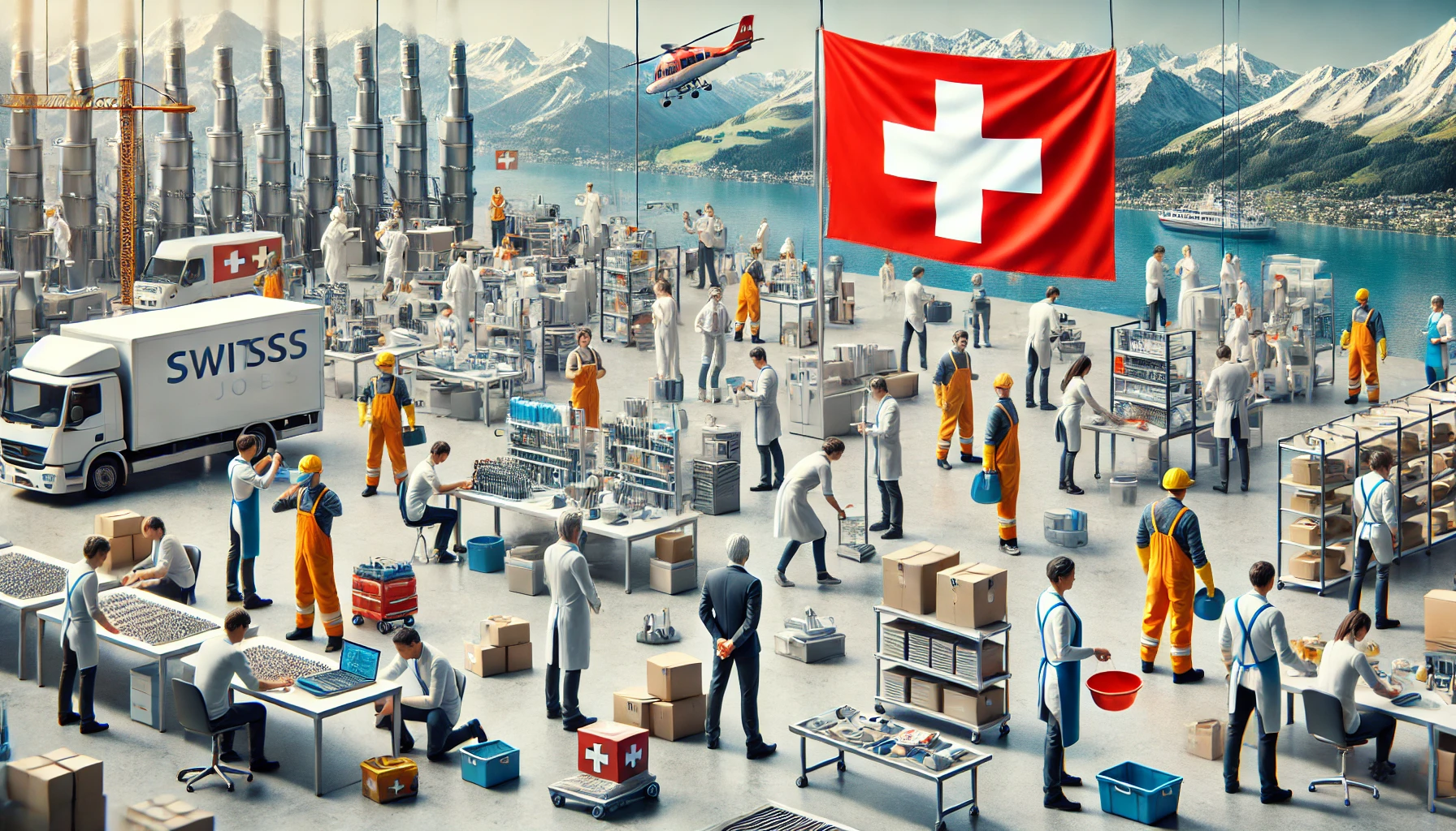 High-Paying Unskilled Jobs in Switzerland for Foreigners in 2024, CHF 3,000 – 4,500Month