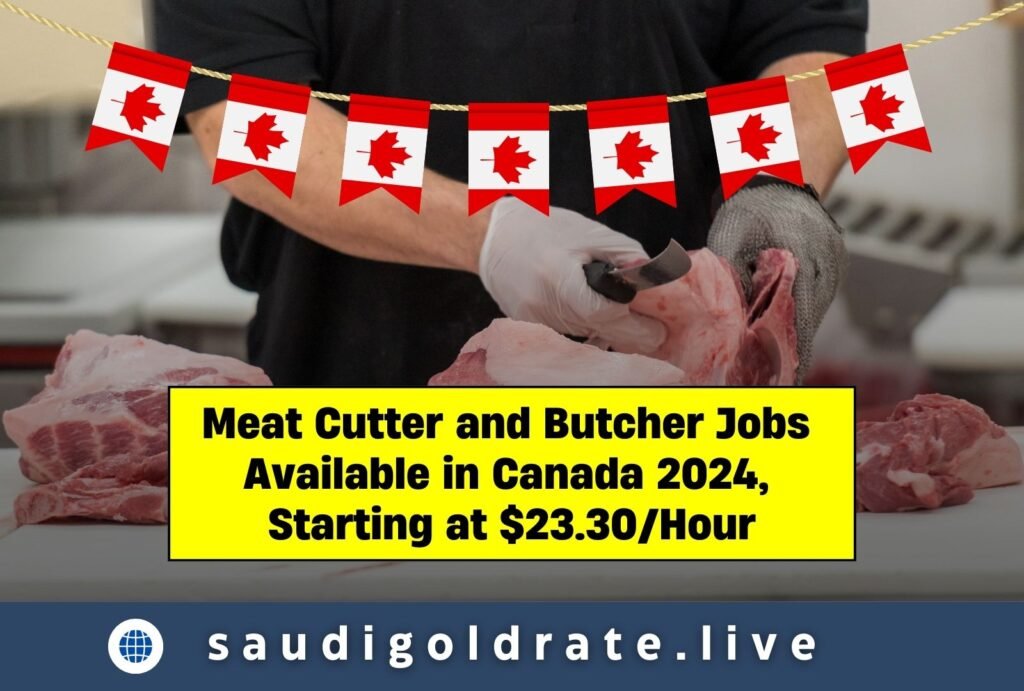 Meat Cutter and Butcher Jobs Available in Canada 2024, Starting at $23.30/Hour