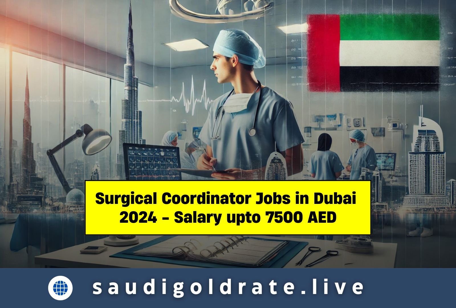 Surgical Coordinator Jobs in Dubai 2024 - Salary upto 7500 AED