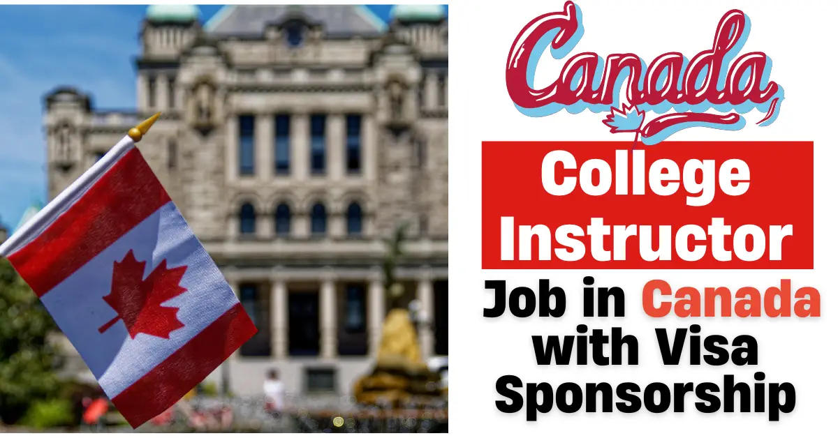 Business College Instructor Jobs in Canada with Visa Sponsorship