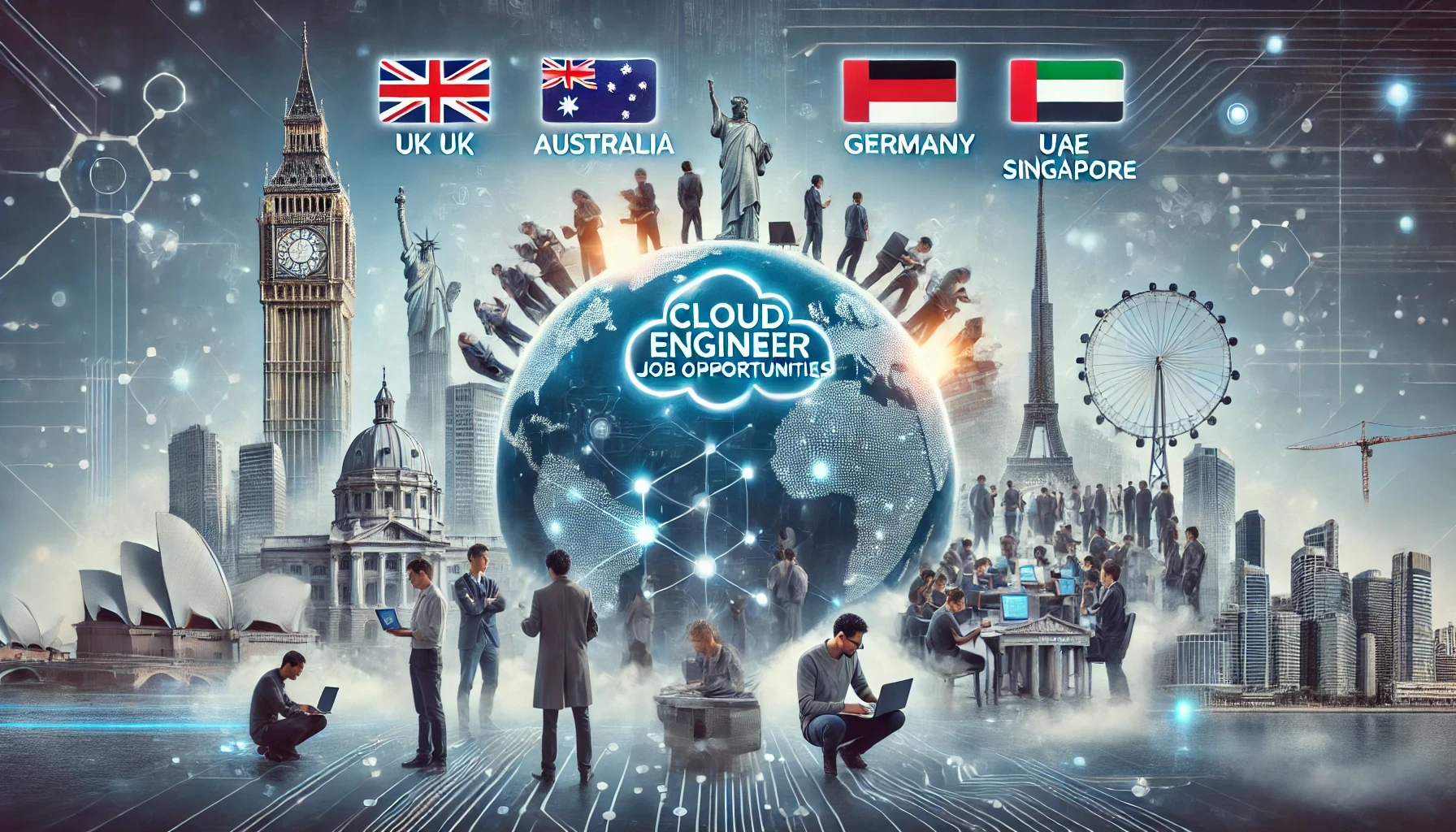 Cloud Engineer Job Opportunities in the UK, Australia, Germany, UAE, and Singapore