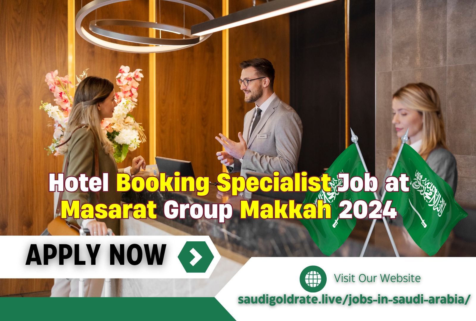 Hotel Booking Specialist Job at Masarat Group Makkah 2024