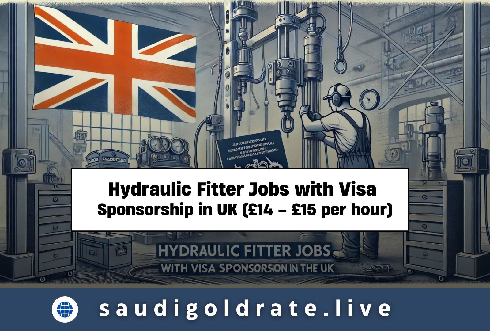 Hydraulic Fitter Jobs with Visa Sponsorship in UK  (£14 – £15 per hour)