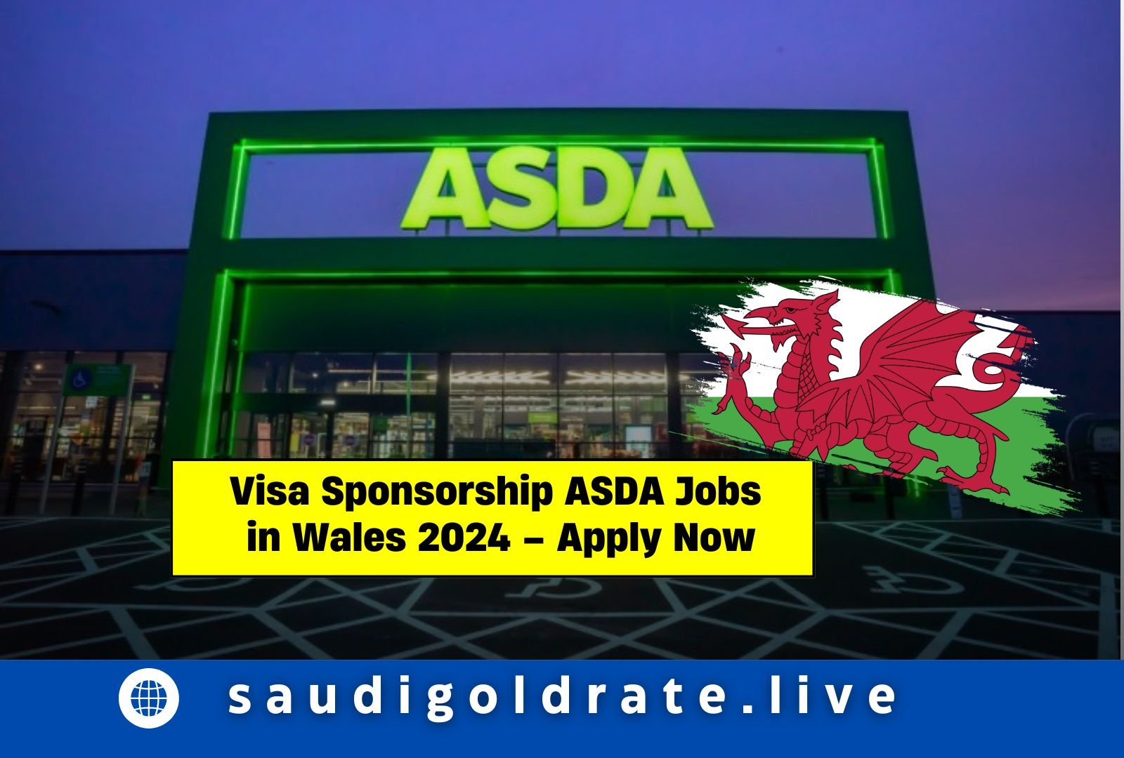 ASDA Cafe Assistant Jobs in Wales with Visa Sponsorship