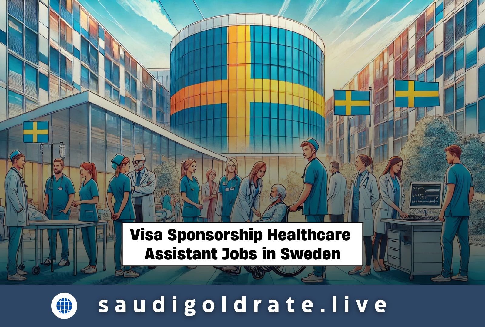 Visa Sponsorship Healthcare Assistant Jobs in Sweden ($33K – $40K per year)