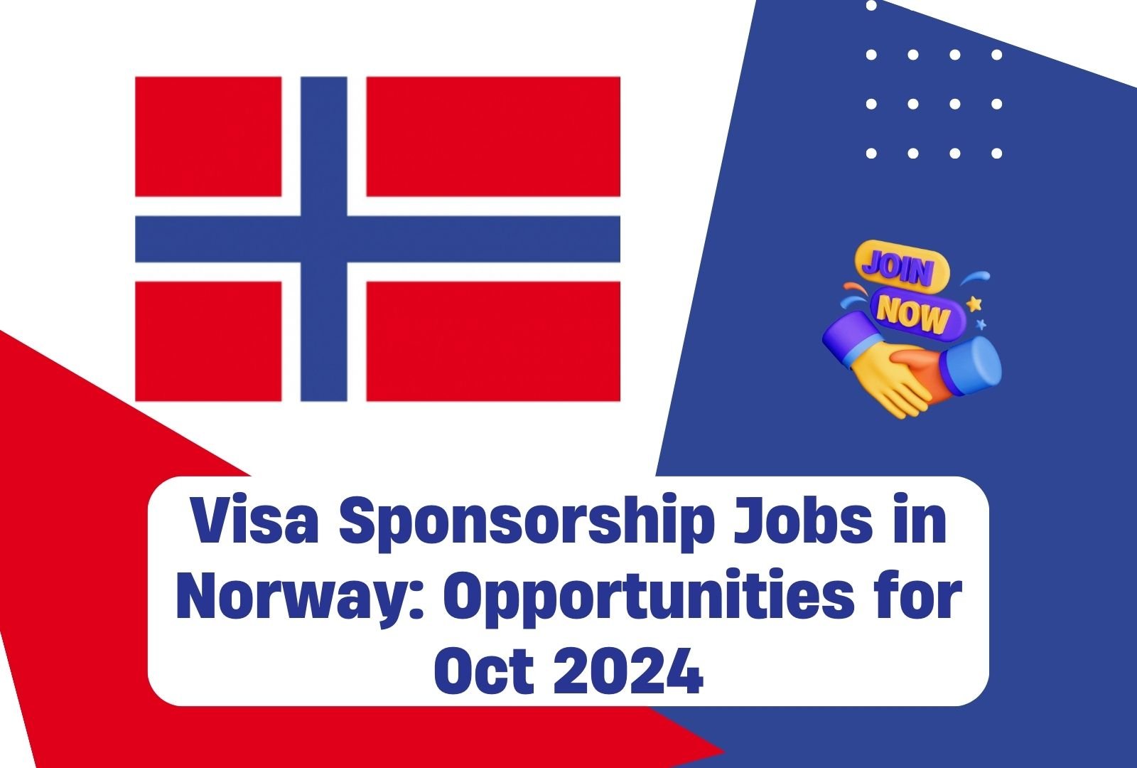 Visa Sponsorship Jobs in Norway: Opportunities for Oct 2024