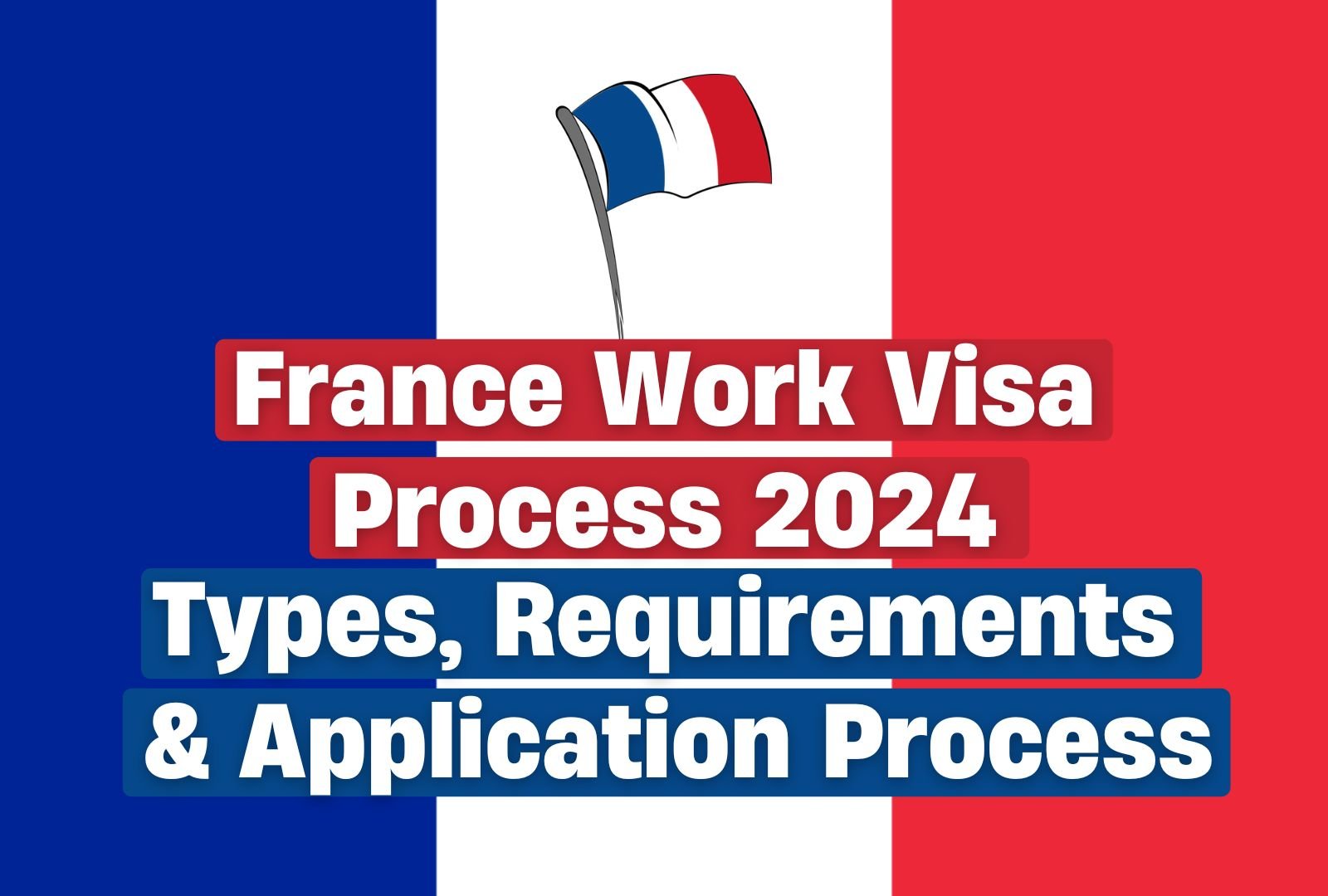 France Work Visa Process 2024: (Types, Requirements & Application Process)