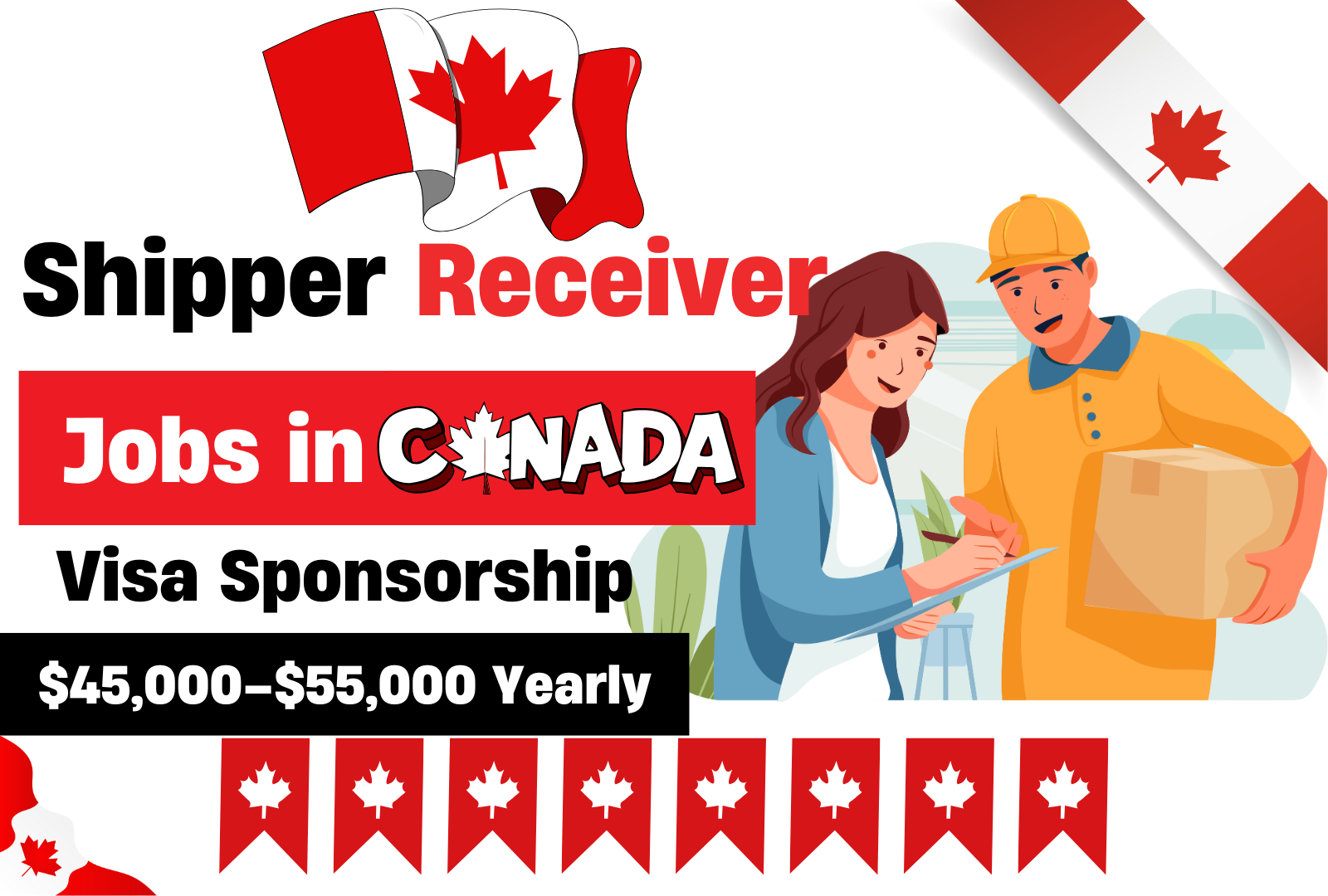 Shipper Receiver Jobs in Canada 2025 – with Visa Sponsorship