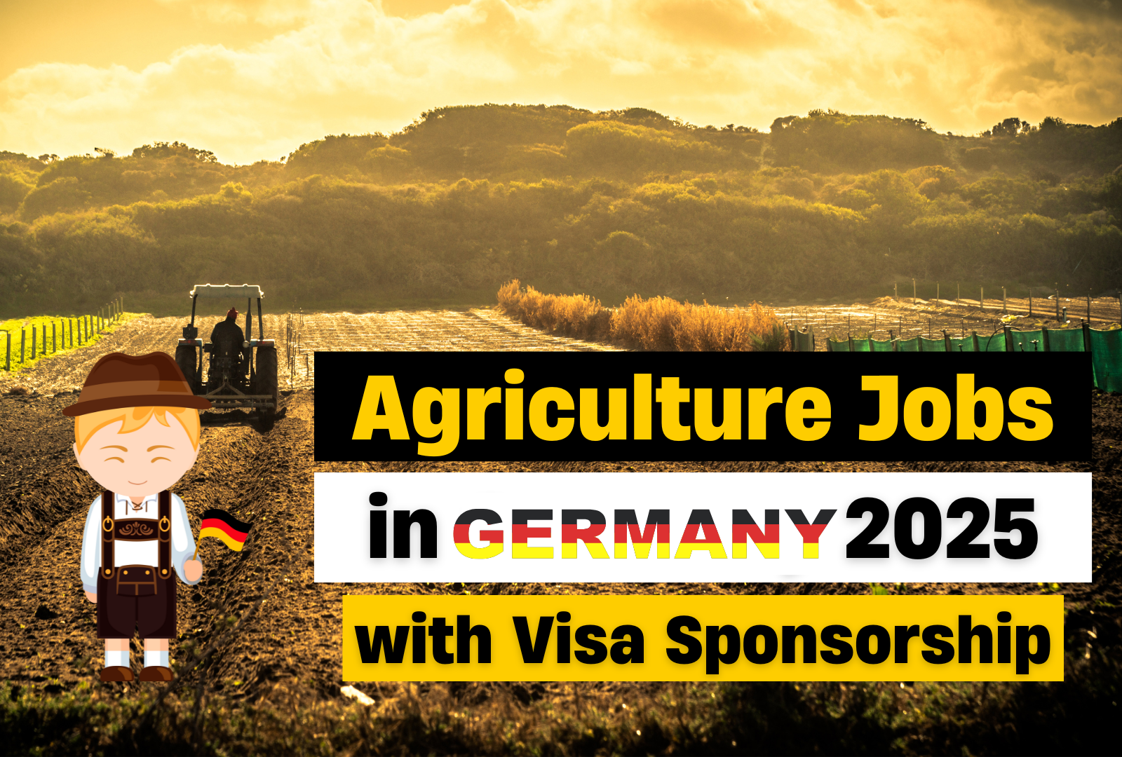 Visa Sponsorship Agriculture Jobs in Germany 2025